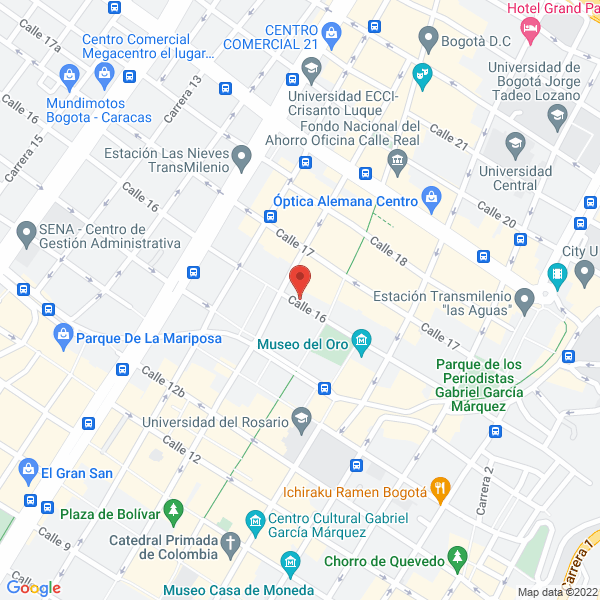 Mapa de Almacen El Oratorio