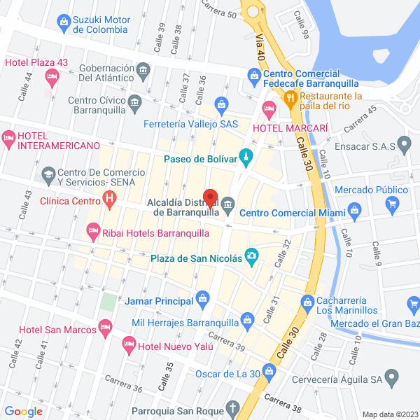 Map of Almacen Arte Marroquinera