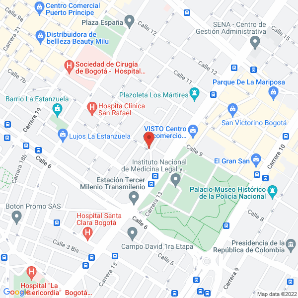 Mapa de Almacén Autopartes Chevrolet