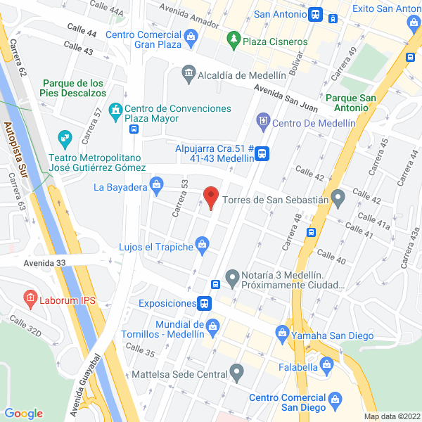 Mapa de Almacen Decocar