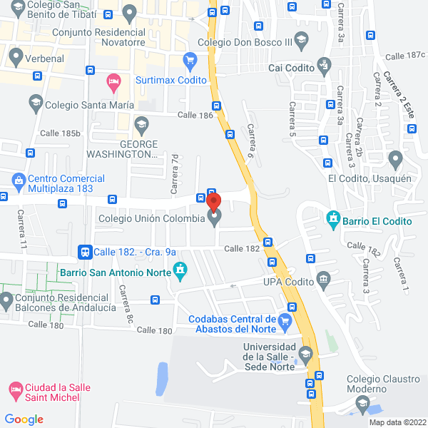 Mapa de Alimentos Y Servicios Institucionales Colomer S.A.S.