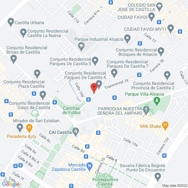 Mapa de Alix Y Frank Sánchez