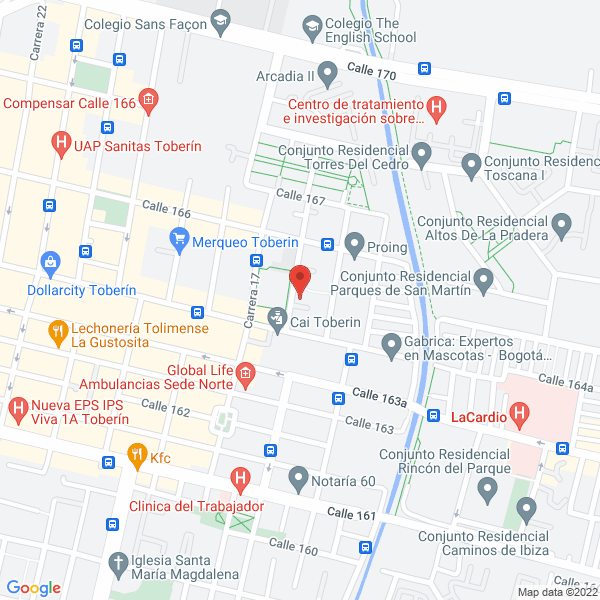 Mapa de Aldia Eventos