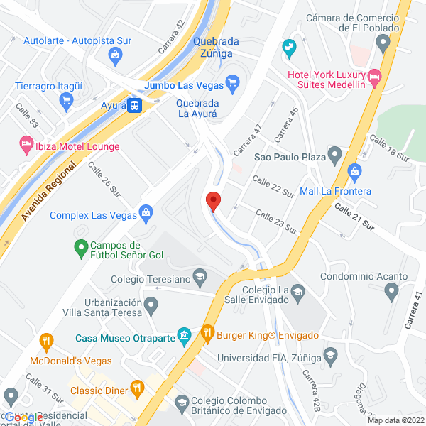 Mapa de Alem