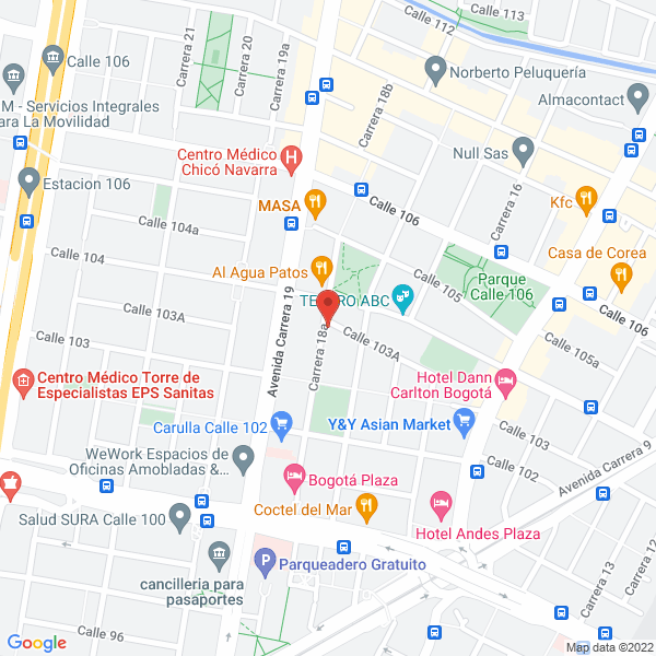 Mapa de Aliada S.A.S.