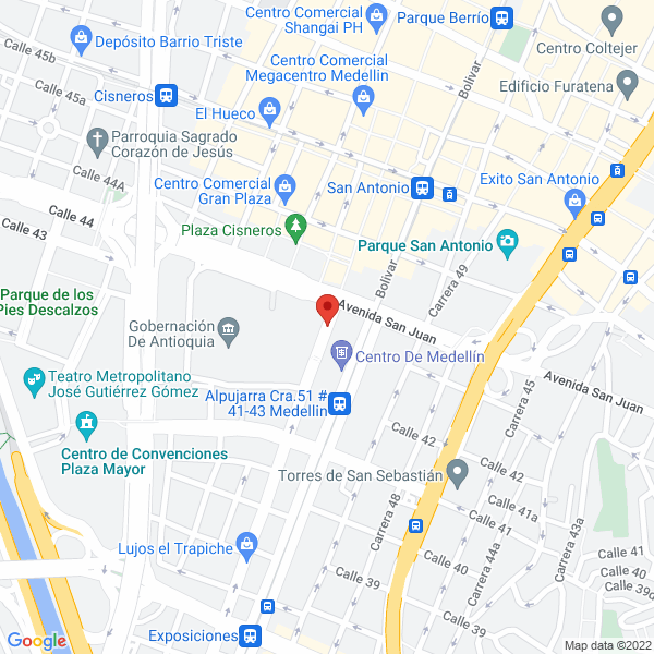 Mapa de Almacén Radio Video