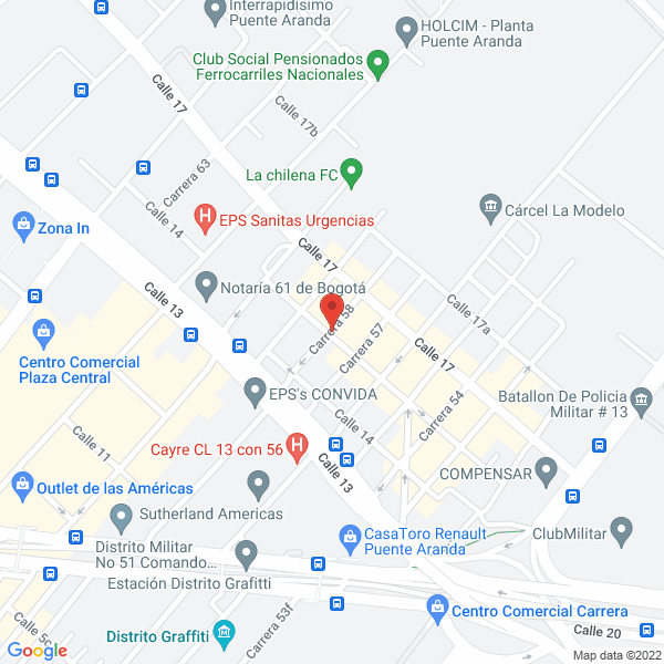 Mapa de Almacén Servi-Dorada
