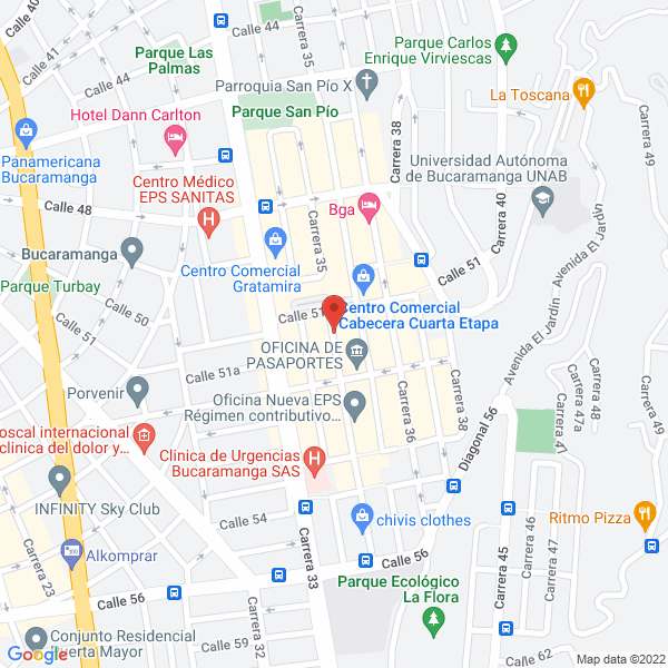 Map of Almacén Eléctricos Cabecera