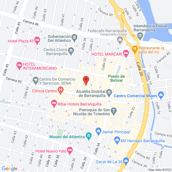 Map of Almacen Electro Rafael