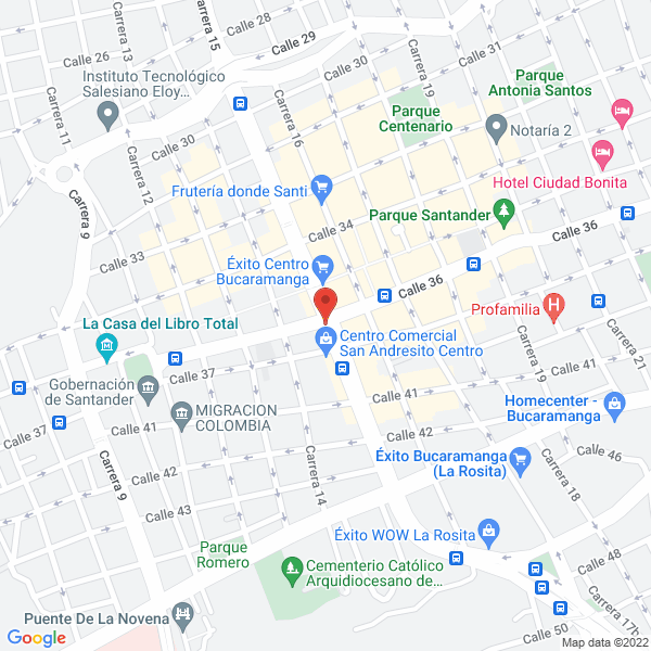 Map of Almacén Casa Da La Novia