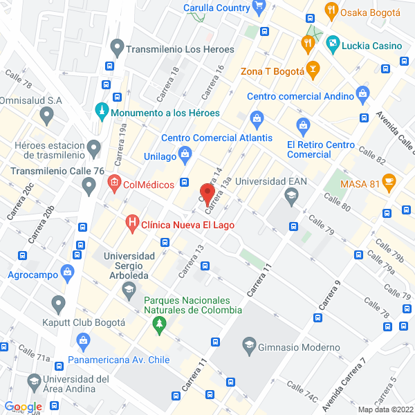 Mapa de Andres Paez H.S.