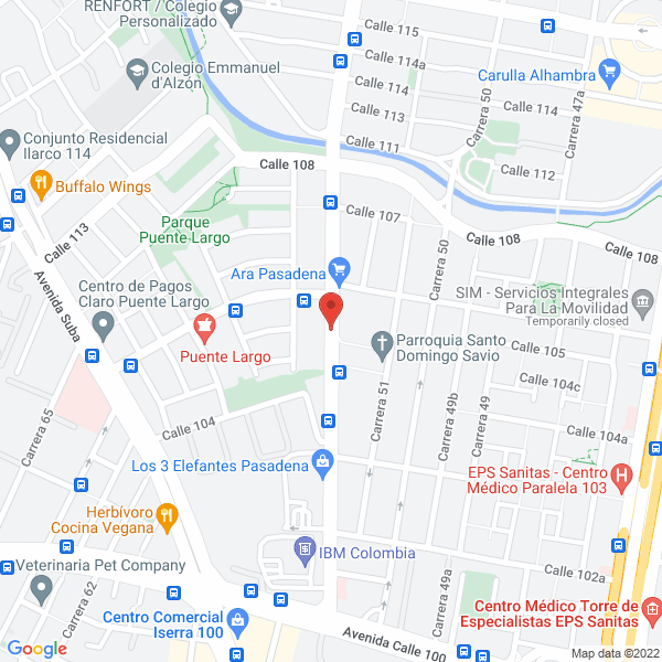 Mapa de Angar Elite Parqueaderos