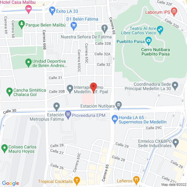 Mapa de Angel Bedoya Sergio