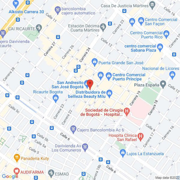 Mapa de Angeles M K