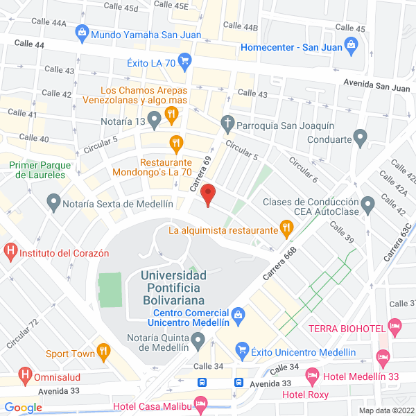 Mapa de Anilina Y CIA. S.A.S