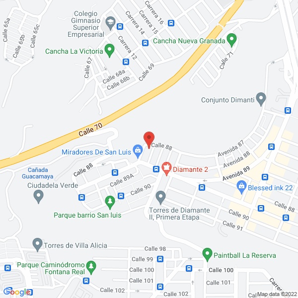 Map of Animaciones Lunita