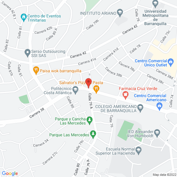 Map of Aprendiendo A Conducir S.A.S