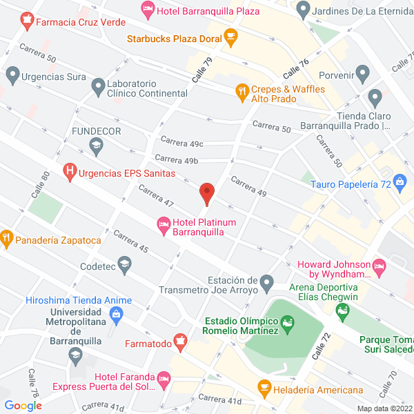 Map of Arte 76