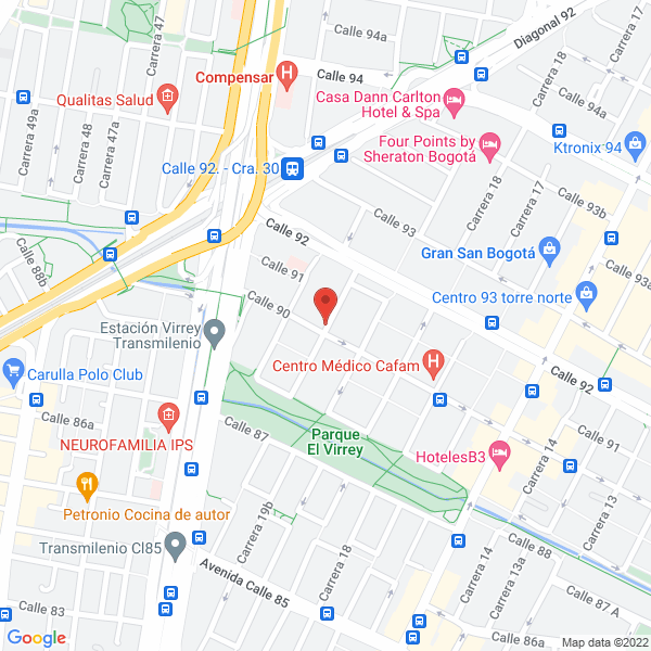 Mapa de Alonso Asociados Contadores Públicos S.A.S