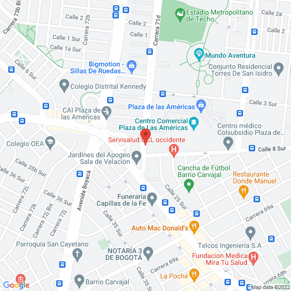 Mapa de Alquilautospickup'S 4X4