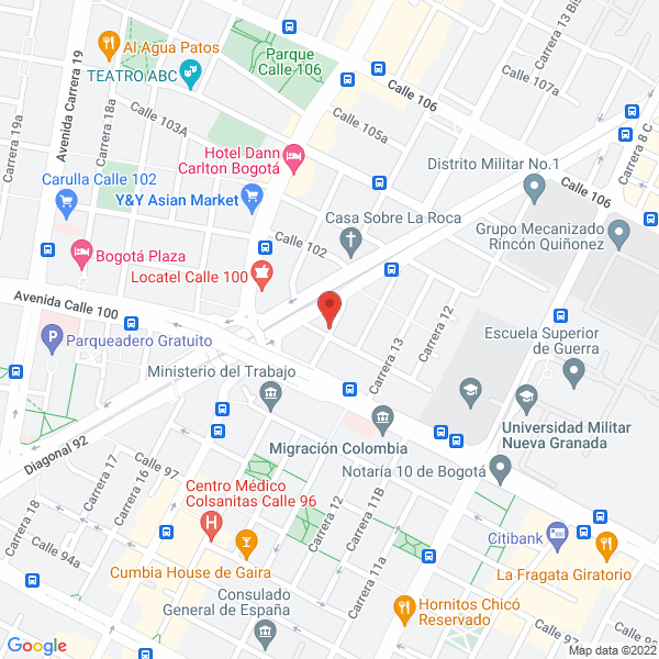 Mapa de Espacial Office