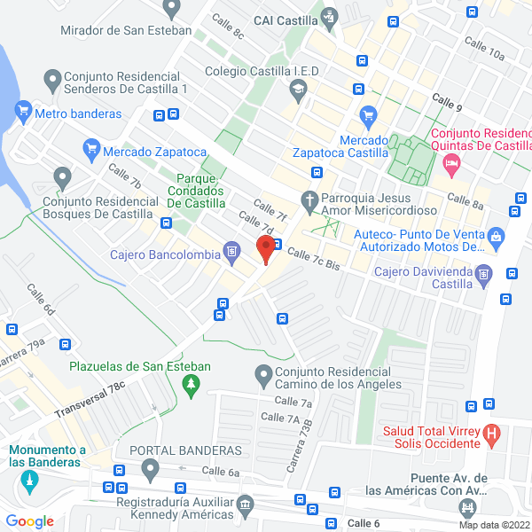 Mapa de Alquiler De Equipos Ortopédicos Avancemos