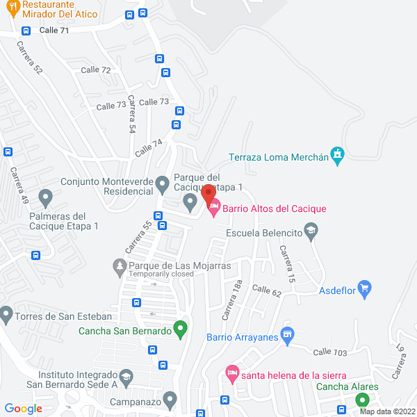 Map of Alquiler De Miniteca Neutron