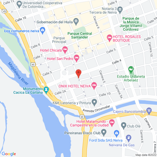Map of Alquiler O.D.R. Construcciones