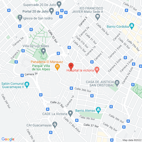 Mapa de Bacata Detectives Privados De Infidelidad