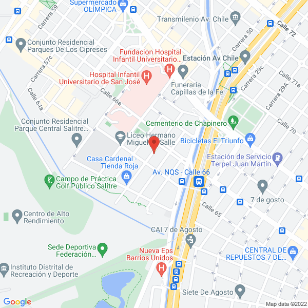 Mapa de Bacatá Impermeabilización