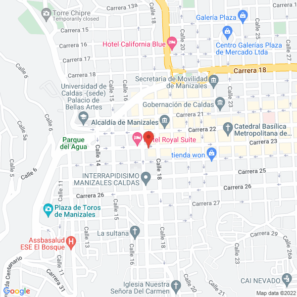 Map of Asadero Maxipollo La 23