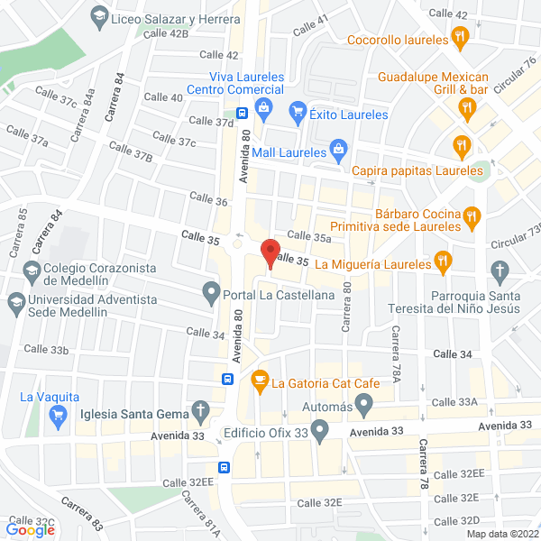 Mapa de Asados La Cascada