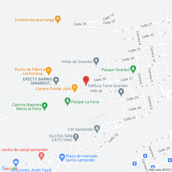 Map of Asados Llanerita Gallo Verde
