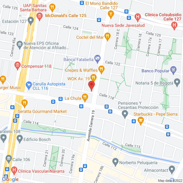 Map of Asesorías Contables Y Tributarias Diaz Avila & Asociados S.A.S.
