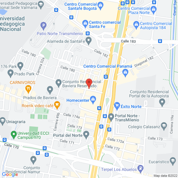 Mapa de Asadero Restaurante Brazón El Portal
