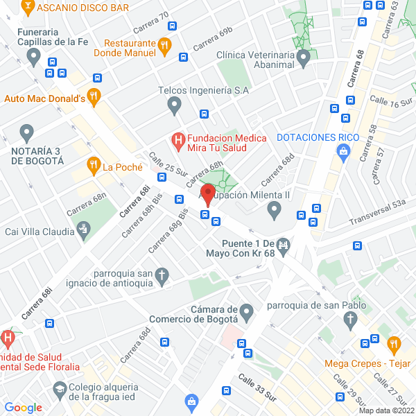 Mapa de Asadero Restaurante Mi Cabañita