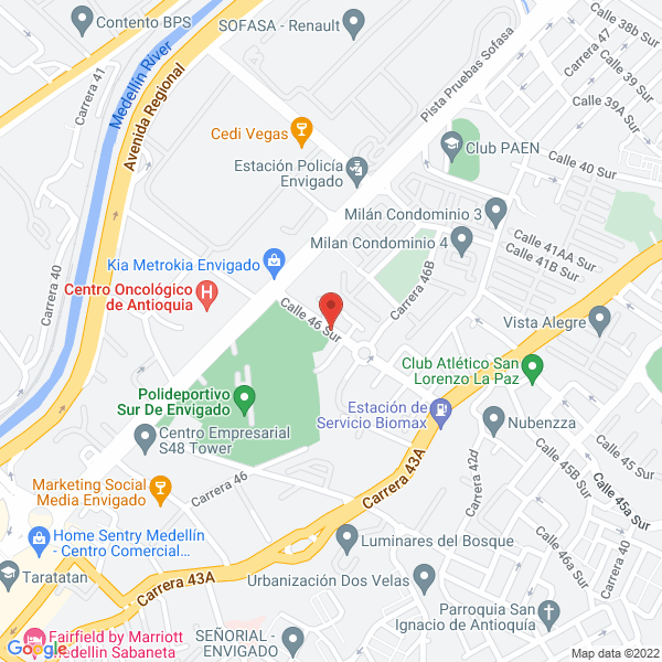 Mapa de Asesores Gerenciales Internacionales