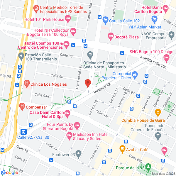 Mapa de Asesores Y Empresarios J Y A S.A.S.