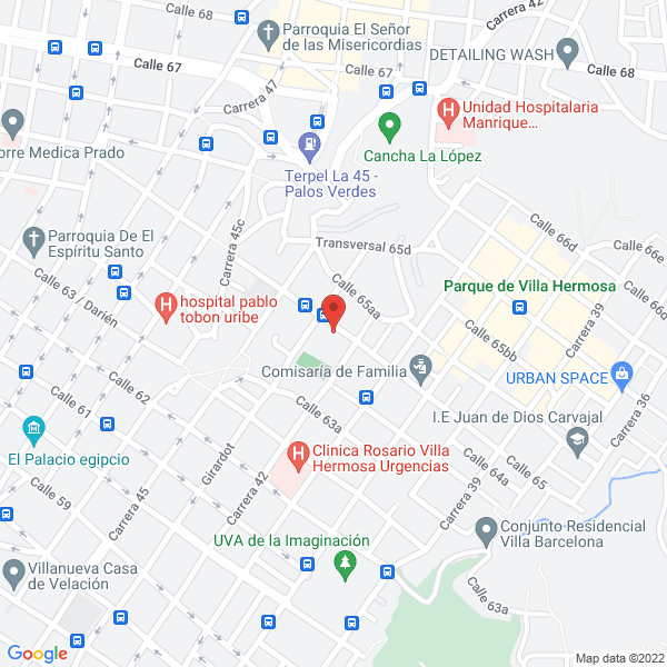 Mapa de Asesorías De Aduanas Luis Norberto Sánchez