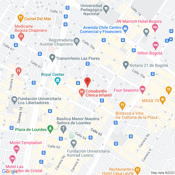 Mapa de Amparo De Niños