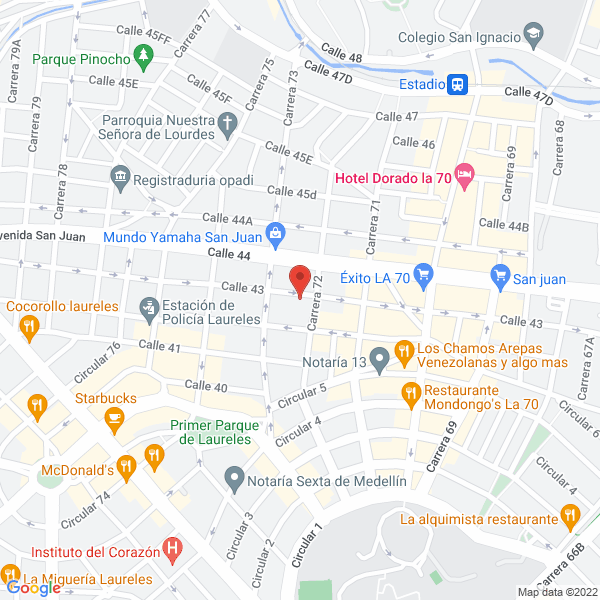 Mapa de Anagráficas Litografia