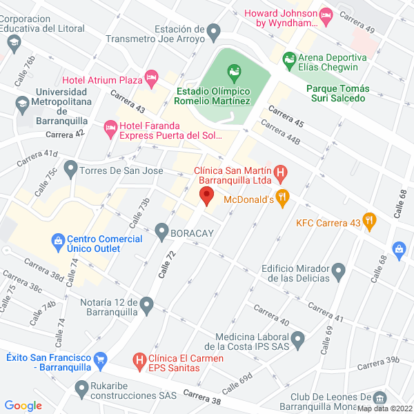 Map of Carbo Servicios Ltda.