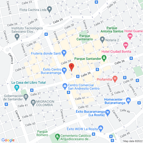 Map of Asesorías Castillo