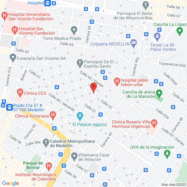 Mapa de Asesorias De Transito Edgar Agudelo