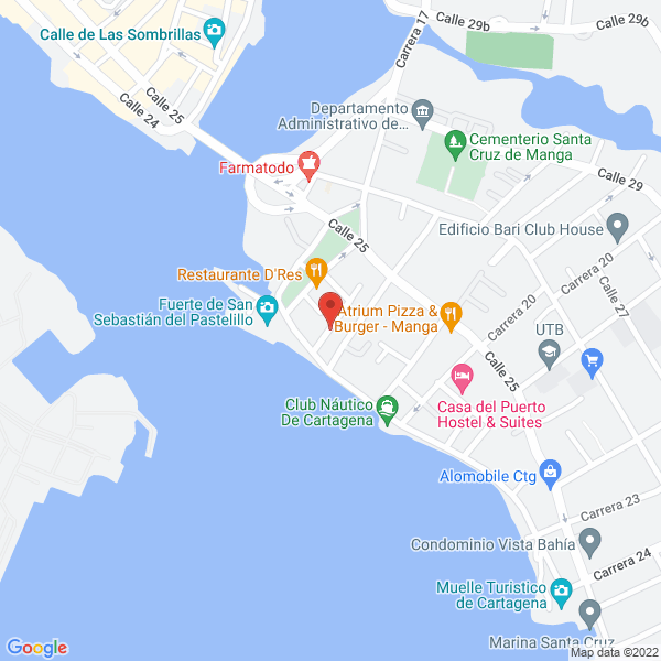 Map of Asimcomex S.A. Agencia De Aduanas Nivel 1
