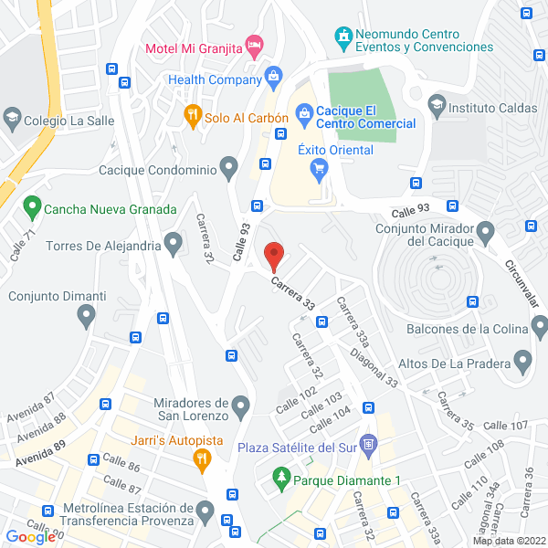 Map of Billares Mi Rancho