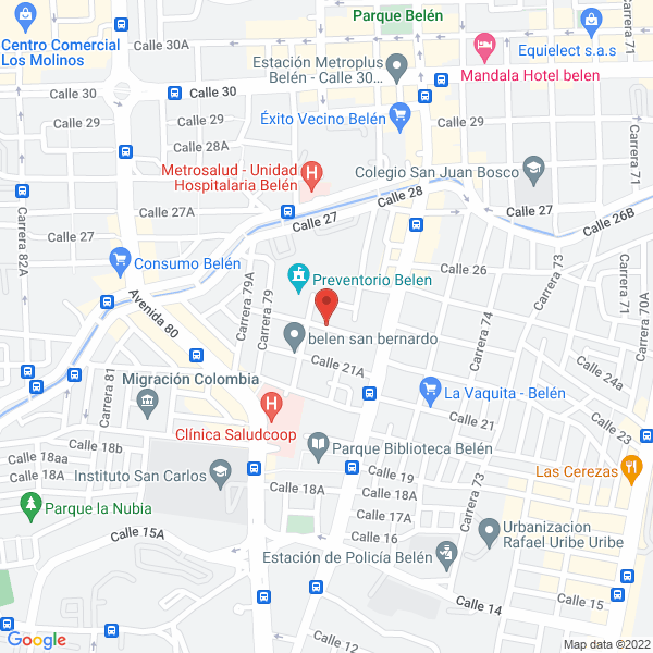 Mapa de Banquetera Socorro Avalos
