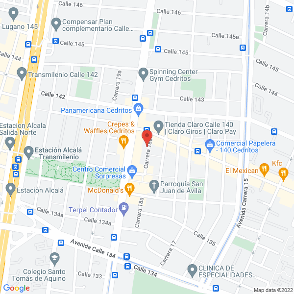 Mapa de Banquetes & Recepciones Sueños Club