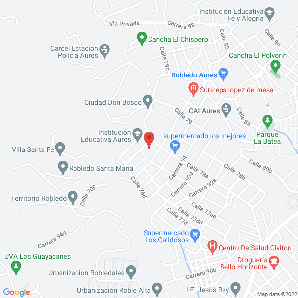Mapa de Banquetes Juan Bautista