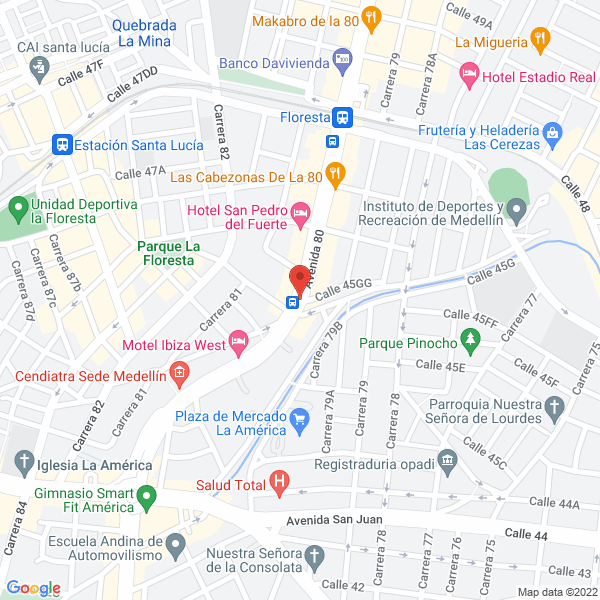 Mapa de Banquetes Salon Frances Jr